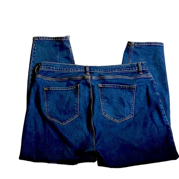 Fashion Nova Jeans Women Plus Size 3X Blue Solid Denim Straight Leg. Approx 40W - Picture 3 of 3